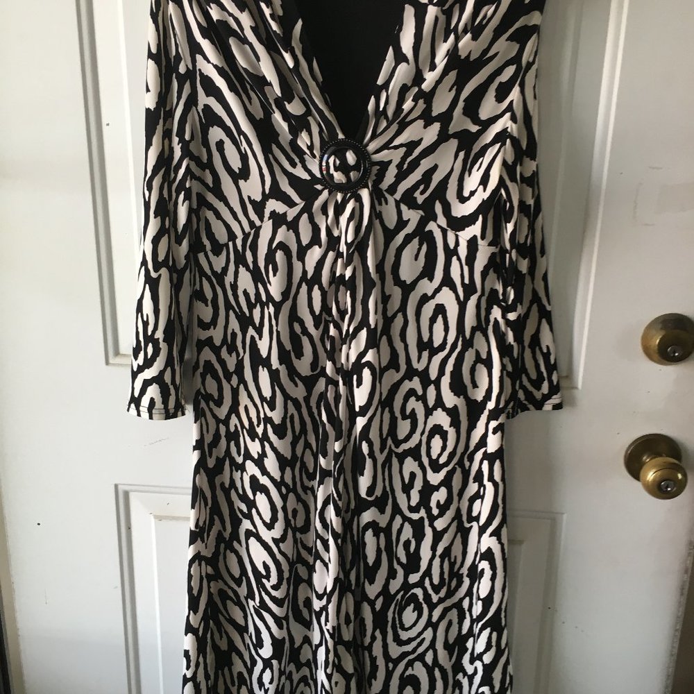 Black and white dress